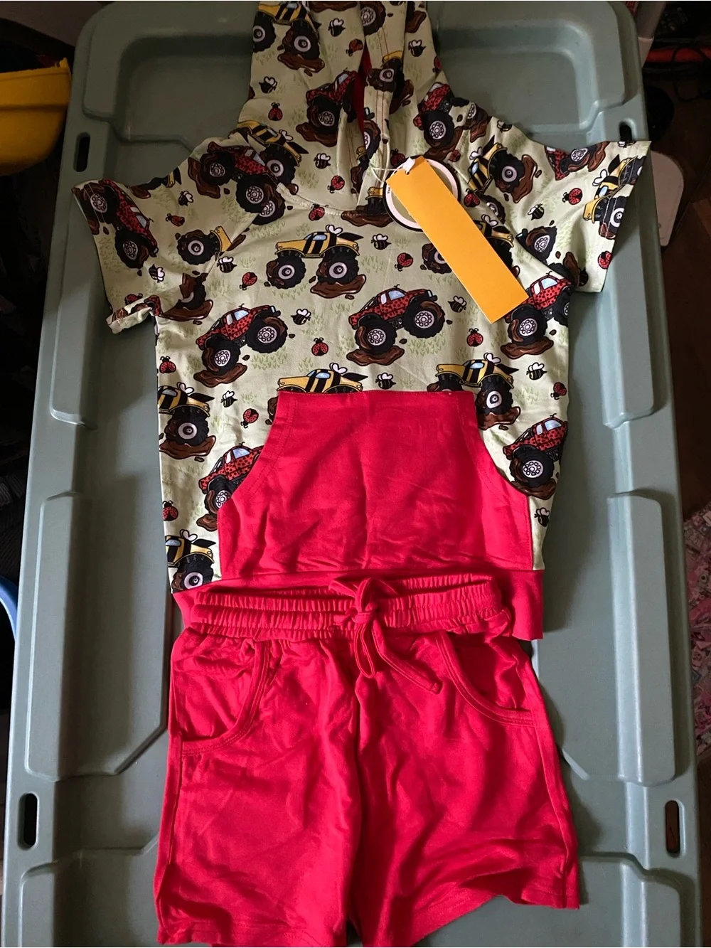 7/8 bamboo French terry daywear short set NWT